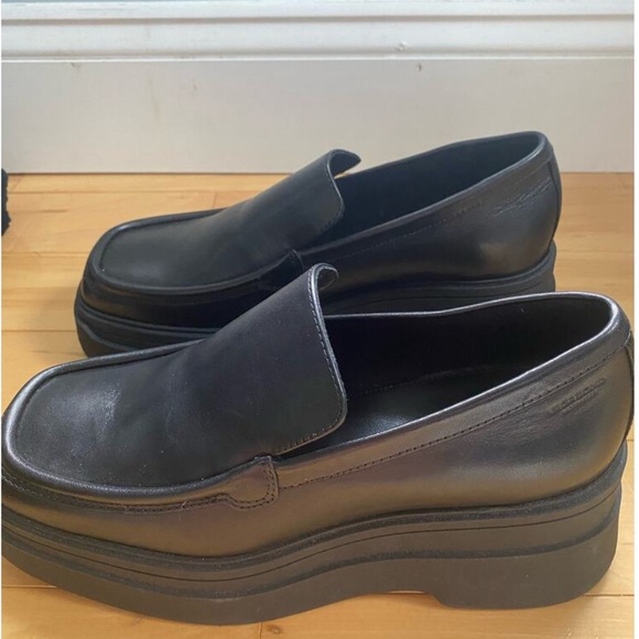 Vagabond Shoemakers Black Leather
Platform Loafers Size 40 - Picture 1 of 6